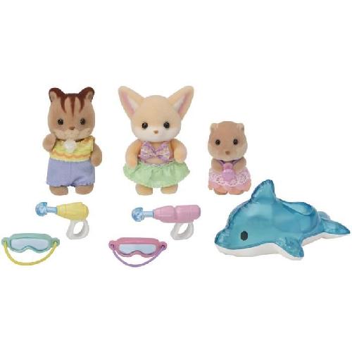 Figurine Miniature - Personnage Miniature SYLVANIAN FAMILIES 5749 - Le trio des bébés a la piscine