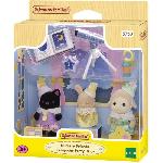 Figurine Miniature - Personnage Miniature SYLVANIAN FAMILIES 5750 - Le trio des bébés pyjama party