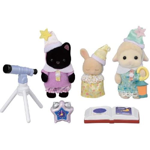 Figurine Miniature - Personnage Miniature SYLVANIAN FAMILIES 5750 - Le trio des bébés pyjama party