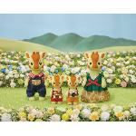 Poupee SYLVANIAN FAMILIES - Famille Girafe - 4 personnages articulés - Orange - Mixte