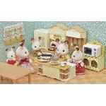 Figurine Miniature - Personnage Miniature SYLVANIAN FAMILIES - Le meuble de cuisine et accessoires - Blanc - Chine - 3 ans et plus
