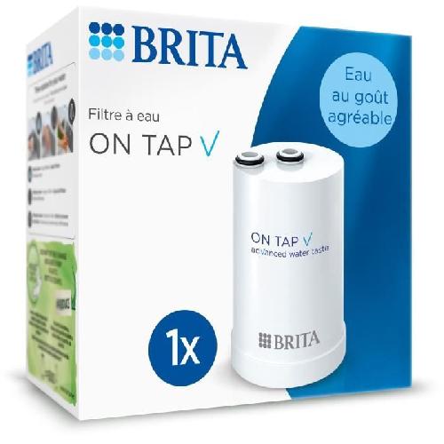 Filtre Pour Carafe Filtrante Systeme filtration a eau BRITA - ON TAP - Filtre de rechange - Jusqu'a 4 mois d'eau filtree