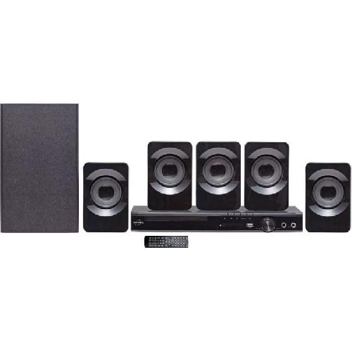 Ensemble Home Cinema Systeme Home cinema 5.1 INOVALLEY avec caisson de basse Bluetooth et lecteur DVD