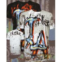 T-Shirt Homme -L.A. Weapons- Noir - L - Version Clubwear