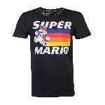 T-shirt T-shirt Mario Running Noir Taille XS