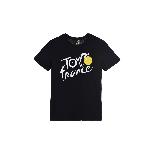 T-shirt  Tour de France noir MC Taille L 