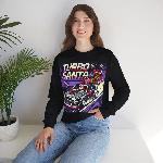 Sweatshirt T-shirt Turbo Santa Pixel Art voitures style retro geek