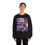 Sweatshirt T-shirt Turbo Santa Pixel Art voitures style retro geek