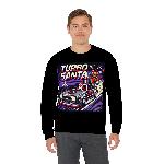 Sweatshirt T-shirt Turbo Santa Pixel Art voitures style retro geek