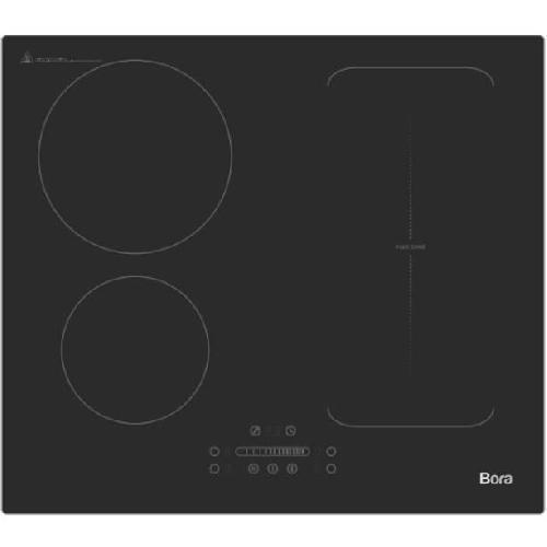 Table - Plaque De Cuisson - Induction Table de cuisson induction - BORA - 4 foyers - L 59 x P 52 cm - BOTFI64S - 3 600W - Revetement Noir