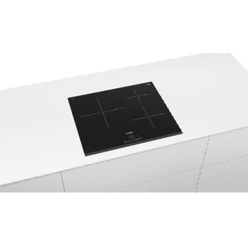 Table - Plaque De Cuisson - Induction Table de cuisson induction - BOSCH - 3 zones - 4600 W - L59.2 x P51 cm - Revetement verre - Noir - PUJ631BB1E