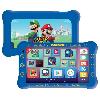 Tablette Enfant - Accessoire Tablette Tablette Lexibook 7 Super Mario - Housse de Protection - Contrôle Parental - Bleu