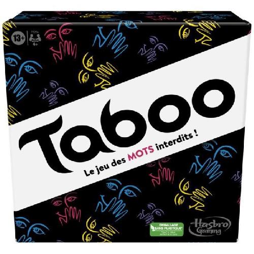 Jeu De Societe - Jeu De Plateau Taboo Classique. Jeu de société. Le jeu des mots interdits. pour ados et adultes. des 13 ans. Hasbro Gaming