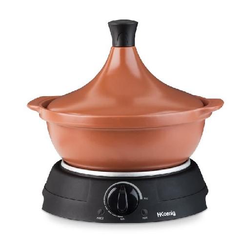 Plaque De Cuisson Posable Tajine electrique HKoeNIG - TAJ3 - Capacite 3L - Temperature reglable - 300W