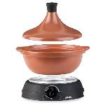 Plaque De Cuisson Posable Tajine electrique HKoeNIG - TAJ3 - Capacite 3L - Temperature reglable - 300W