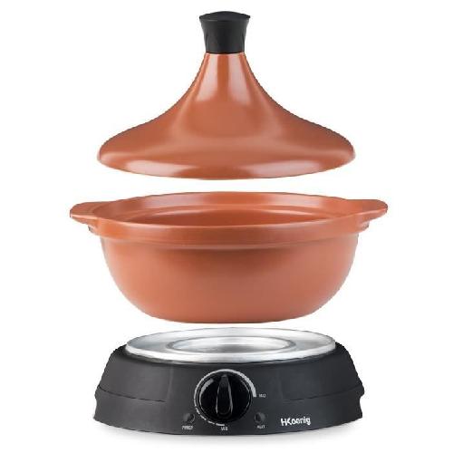 Plaque De Cuisson Posable Tajine electrique HKoeNIG - TAJ3 - Capacite 3L - Temperature reglable - 300W