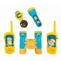 Talkie-walkie Jouet Kit d'aventurier avec Talkie-Walkies portee 120m Les Minions