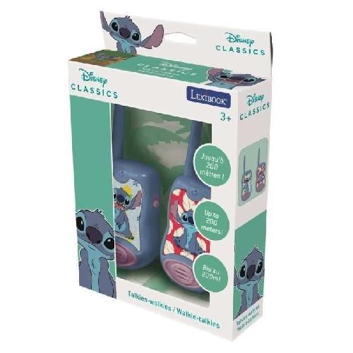 Talkie-walkie Jouet Talkies-Walkies Disney Stitch - LEXIBOOK - Portée 200m - Bleu