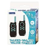 Talkie-walkie Jouet Talkies-walkies LEXIBOOK noirs - Portée 5 km - Fonction communication d'un a un et un a plusieurs