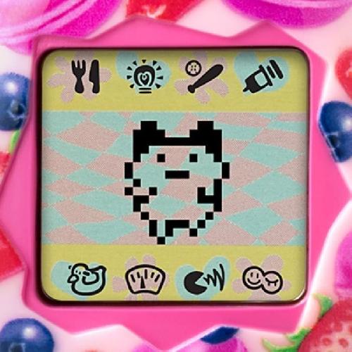 Animal Virtuel Tamagotchi - BANDAI - Tamagotchi original - Berry Delicious - animal electronique virtuel avec ecran couleur. 3 boutons et jeux