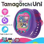 Animal Virtuel Tamagotchi Uni - Bandai - Modele Violet - Animal de compagnie virtuel connecté avec bracelet montre