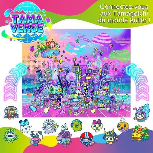 Animal Virtuel Tamagotchi Uni - Bandai - Modele Violet - Animal de compagnie virtuel connecté avec bracelet montre