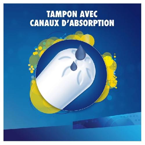 Tampon Hygienique TAMPAX Tampon Compak Regulier - 22 pieces