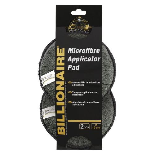 Eponge - Peau De Chamois - Microfibre - Chiffon Tampons Applicateur En Microfibre D.15cm Billionaire 2pcs