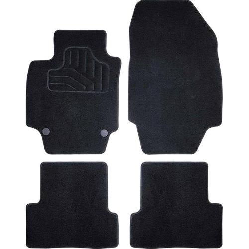 Tapis De Sol Tapis compatible avec Citroen C5 Aircross ap18 - Incar moquette noir