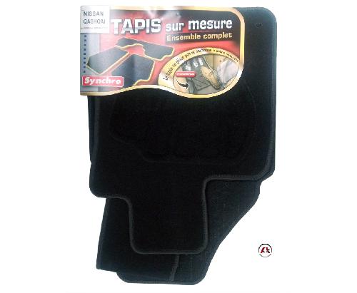 Tapis De Sol Tapis compatible avec Nissan Qashqai 2007 - Sauf Qashqai plus 2 moquette