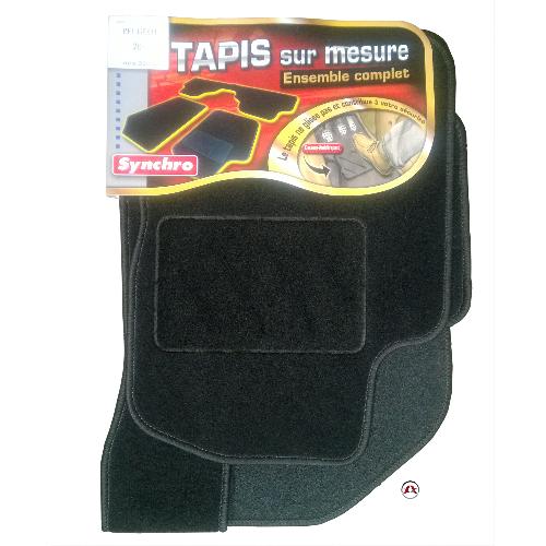 Tapis De Sol Tapis compatible avec Peugeot 208 13-19 Sur mesure moquette