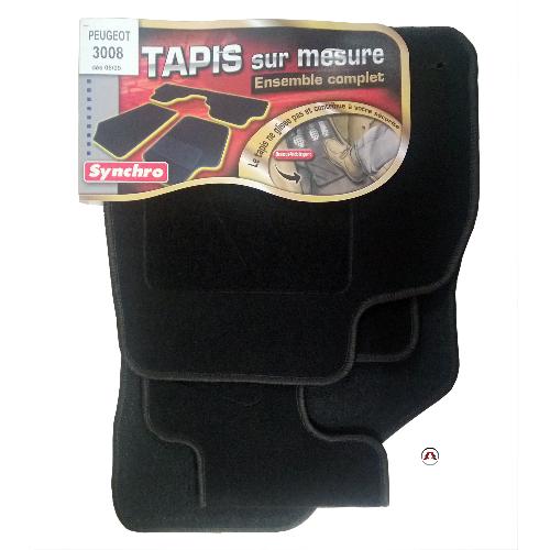 Tapis De Sol Tapis compatible avec Peugeot 3008 09-16 - Sur mesure moquette
