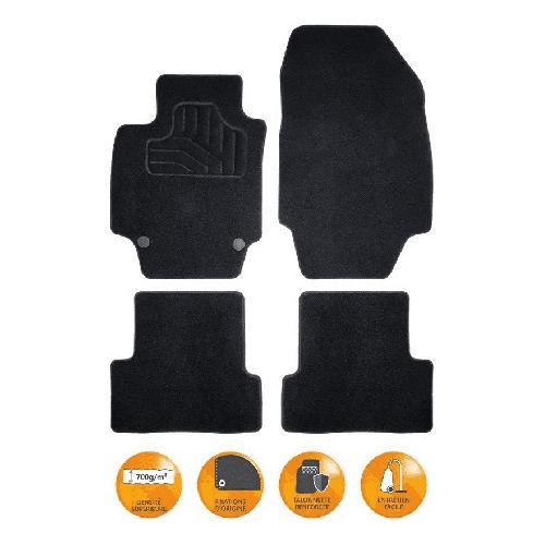 Tapis De Sol Tapis compatible avec Renault Twingo av00 Sur mesure moquette