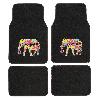 Tapis De Sol 4 Tapis moquette Indian Elephant - Noir Tissu