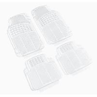 Tapis De Sol Jeu de 4 Tapis de sol caoutchouc PVC - Universels -Transparent Tapis De Sol Jeu de 4 Tapis de sol caoutchouc PVC - Universels -Transparent