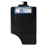 Tapis De Sol Jeu de 4 Tapis de sol - Daytona Basic - Noir Moquette