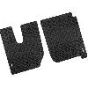 Tapis De Sol Set tapis PL sur mesure en caoutchouc compatible avec Iveco noir