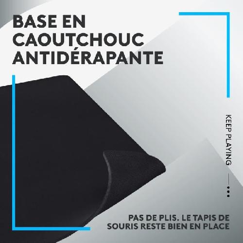 Tapis De Souris Tapis de souris gaming - LOGITECH - G840 - Noir