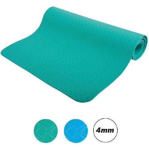 Tapis De Sol - Tapis De Gym - Tapis De Yoga Tapis de yoga - FITNESS - SCHILDKRÖT - 180 x 61 cm - 4 mm - Sac inclus - Vert