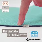 Tapis De Sol - Tapis De Gym - Tapis De Yoga Tapis de yoga - FITNESS - SCHILDKROT - 180 x 61 cm - 4 mm - Sac inclus - Vert - Bleu