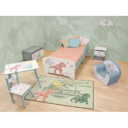 Peluche Tapis Dinosaure - FUN HOUSE - Jurassic World - 120x80 cm - Multicolore - Lavable en surface