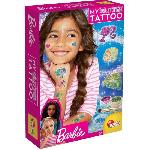 Tatouages Barbie - LISCIANI - Barbie - Glitter Tattoo - Tatouages pailletes - Materiel sur et teste