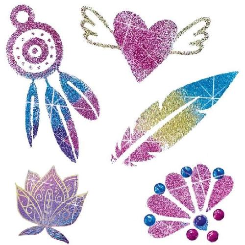 Jeu De Tatouage Tatouages glamour 3 en 1 - SES CREATIVE - Multicolore - Blanc - Pour enfants des 5 mois