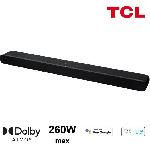 Barre De Son TCL TS8211 - Barre de son Dolby Atmos 2.1 avec caissons de basse intégrés - 260W - HDMI - Chromecast intégré - Compatible Alexa