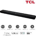 Barre De Son TCL TS8211 - Barre de son Dolby Atmos 2.1 avec caissons de basse intégrés - 260W - HDMI - Chromecast intégré - Compatible Alexa