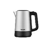 TEFAL Bouilloire électrique sans fil inox 1.7L. Résistance cachée. Option surélévation. Base 360°. 2200W. Equinox BI520D10