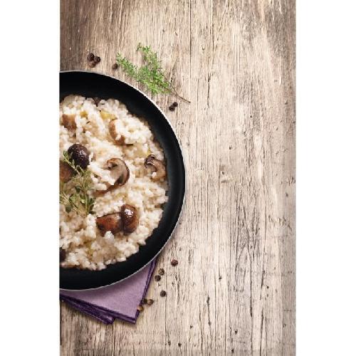 Louche - Cuillere De Cuisine TEFAL INGENIO Cuillere a risotto en bois de Hetre et silicone Platinium 32 cm K2308514
