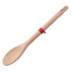 Spatule - Maryse - Rateau A Crepe TEFAL INGENIO Cuillere en bois de Hetre et silicone Platinium 32 cm K2300514