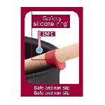 Spatule - Maryse - Rateau A Crepe TEFAL INGENIO Spatule a angle en bois de Hetre et silicone Platinium 33 cm K2300814