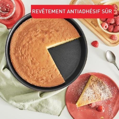 Moule A Gateau - Patisserie TEFAL Jungle Moule a cake 26 cm. Antiadhesif. Demoulage parfait. Diffusion homogene de la chaleur. Fabrique en France J5747202